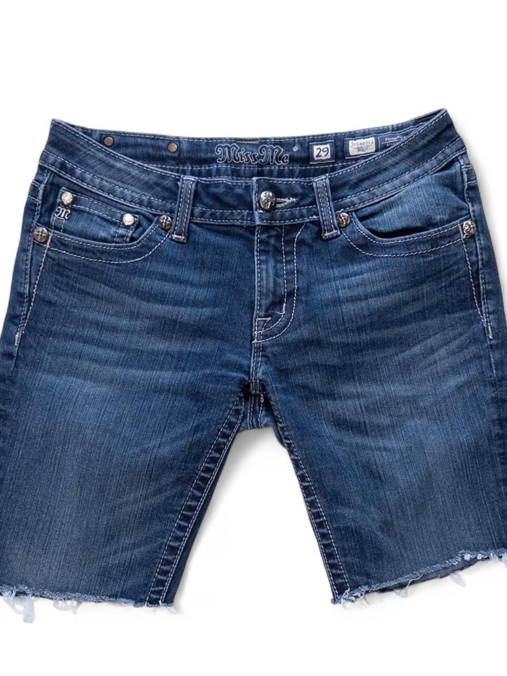 Miss Me Cutoff Denim Shorts – Size 29, DIY Cutoffs 💎